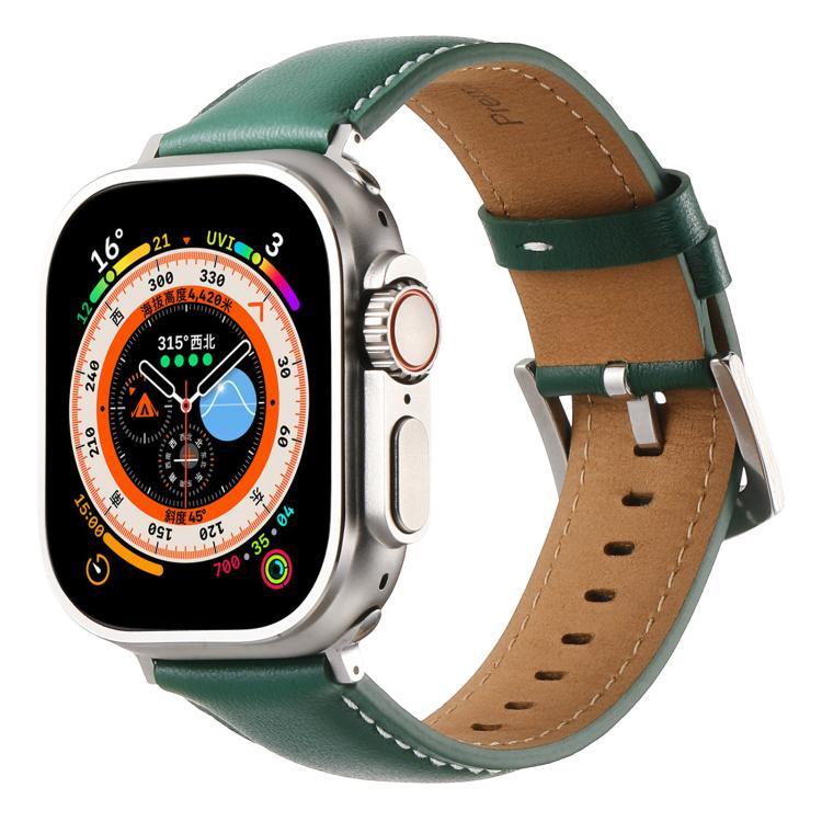 Kalebol 無地本革ウォッチバンド Apple Watch 46mm / 49mm / 45mm / 44mm用、Apple Watch 42mm / 41mm / 40mm / 38mm用