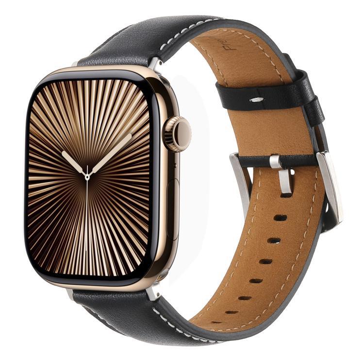 Kalebol 無地本革ウォッチバンド Apple Watch 46mm / 49mm / 45mm / 44mm用、Apple Watch 42mm / 41mm / 40mm / 38mm用