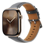 Kalebol 無地本革ウォッチバンド Apple Watch 46mm / 49mm / 45mm / 44mm用、Apple Watch 42mm / 41mm / 40mm / 38mm用