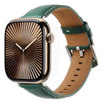 Kalebol 無地本革ウォッチバンド Apple Watch 46mm / 49mm / 45mm / 44mm用、Apple Watch 42mm / 41mm / 40mm / 38mm用