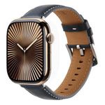Kalebol 無地本革ウォッチバンド Apple Watch 46mm / 49mm / 45mm / 44mm用、Apple Watch 42mm / 41mm / 40mm / 38mm用