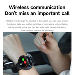 D11 1.46インチ 2イン1 Bluetoothイヤホン スマートウォッチ、Bluetooth通話 / NFC / 心拍数対応、D11（ブラック）、D11（グリーン）