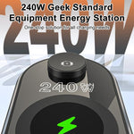 9-in-1 240W 多機能マルチポート充電ステーション アラーム機能付き 9-in-1 240W