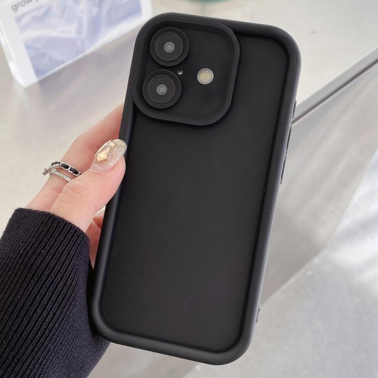 耐衝撃フレーム フロスト精密穴 TPU スマホケース、iPhone 17e / 16e 用、iPhone 17 Pro Max 用、iPhone 17 Pro 用、iPhone 17 用、iPhone Air 用、iPhone 16 Pro Max 用