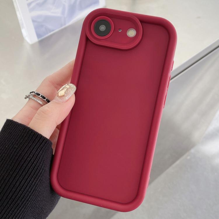 耐衝撃フレーム フロスト精密穴 TPU スマホケース、iPhone 17e / 16e 用、iPhone 17 Pro Max 用、iPhone 17 Pro 用、iPhone 17 用、iPhone Air 用、iPhone 16 Pro Max 用