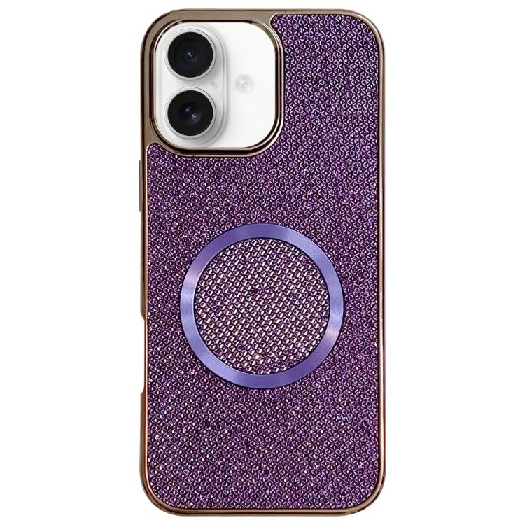 電気めっき PC グリッターグレイン MagSafe スマホケース、iPhone 17 Pro Max 用、iPhone 17 Pro 用、iPhone 16 Pro Max 用、iPhone 16 Pro 用、iPhone 16 Plus 用、iPhone 16 用、iPhone 15 Pro Max 用、iPhone 15 Pro 用