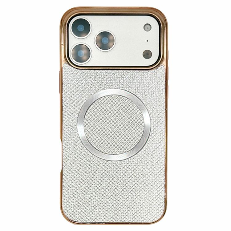 電気めっき PC グリッターグレイン MagSafe スマホケース、iPhone 17 Pro Max 用、iPhone 17 Pro 用、iPhone 16 Pro Max 用、iPhone 16 Pro 用、iPhone 16 Plus 用、iPhone 16 用、iPhone 15 Pro Max 用、iPhone 15 Pro 用