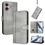 ラインスプライシングバックルレトロレザースマホケース、iPhone 16 Pro用、iPhone 16 Plus用、iPhone 16用、iPhone 15 Pro Max用、iPhone 15 Pro用、iPhone 15 Plus用