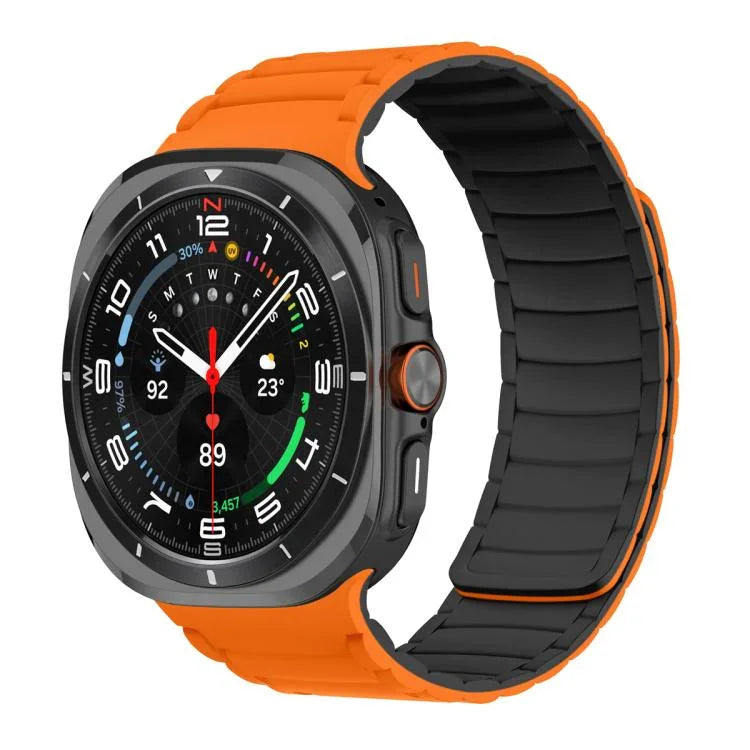 シリコンスポーツマグネティックウォッチバンド、Samsung Galaxy Watch Ultra 47mm / Ultra 2025用