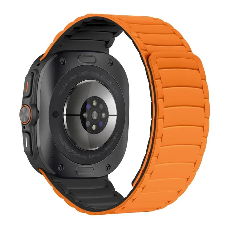 Silicone Sport Magnetic Watch Band, For Samsung Galaxy Watch Ultra 47mm / Ultra 2025