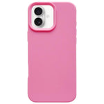 Dopamine Simple Imitation Liquid Silicone Phone Case, For iPhone 16 Pro, For iPhone 16 Plus, For iPhone 16