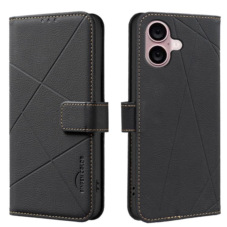 幾何学模様 RFID レザー スマホケース、iPhone 16e / 17e 用、iPhone 17 Pro Max 用、iPhone 17 Pro 用、iPhone 17 用、iPhone Air 用、iPhone 16 Pro Max 用、iPhone 16 Pro 用、iPhone 16 Plus 用