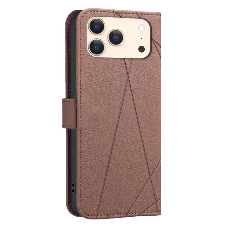 幾何学模様 RFID レザー スマホケース、iPhone 16e / 17e 用、iPhone 17 Pro Max 用、iPhone 17 Pro 用、iPhone 17 用、iPhone Air 用、iPhone 16 Pro Max 用、iPhone 16 Pro 用、iPhone 16 Plus 用