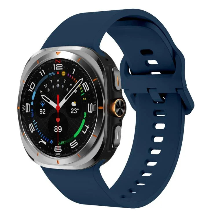 無地カラフルバックルシリコンウォッチバンド、Samsung Galaxy Watch Ultra 47mm / Ultra 2025用