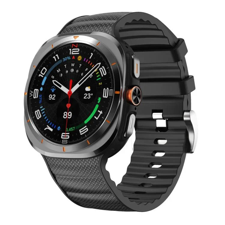 無地スポーツシリコンウォッチバンド、Samsung Galaxy Watch Ultra 47mm / Ultra 2025用