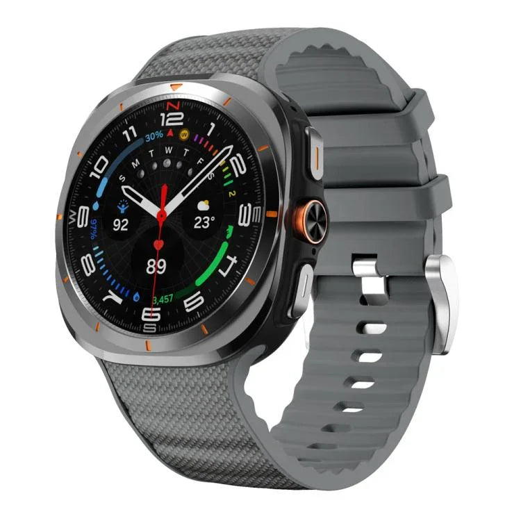 無地スポーツシリコンウォッチバンド、Samsung Galaxy Watch Ultra 47mm / Ultra 2025用