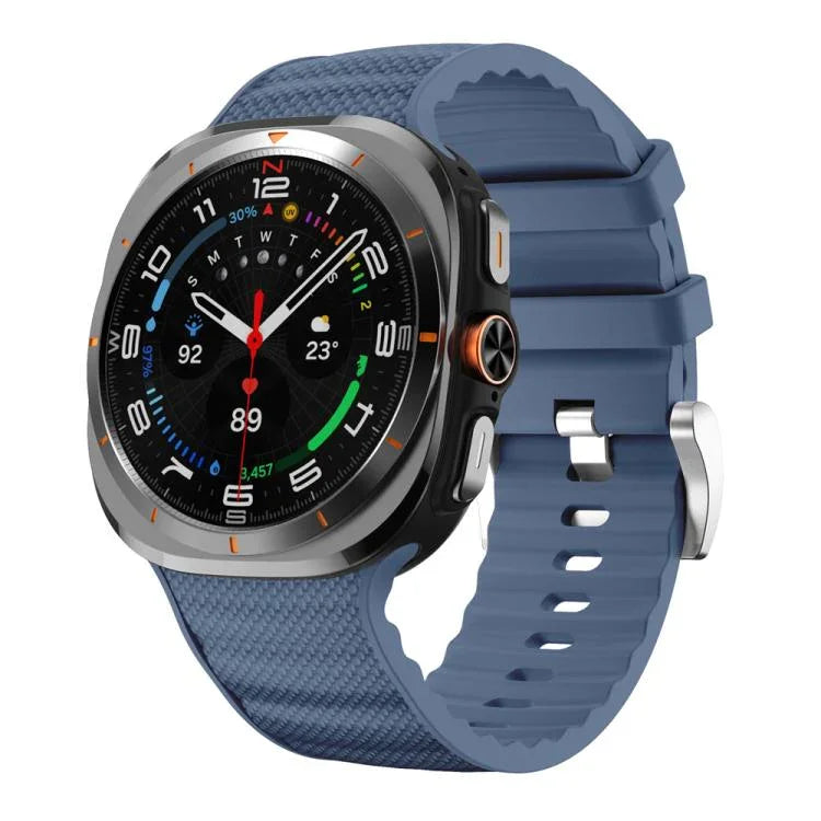 無地スポーツシリコンウォッチバンド、Samsung Galaxy Watch Ultra 47mm / Ultra 2025用