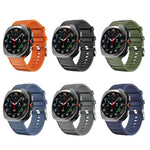 無地スポーツシリコンウォッチバンド、Samsung Galaxy Watch Ultra 47mm / Ultra 2025用