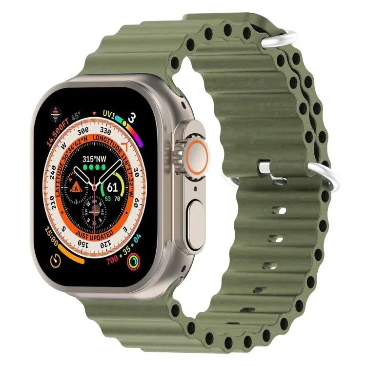 xDfind オーシャンシリコンウォッチバンド、Apple Watch 46mm / 49mm / 45mm / 44mm用、Apple Watch 42mm / 41mm / 40mm / 38mm用