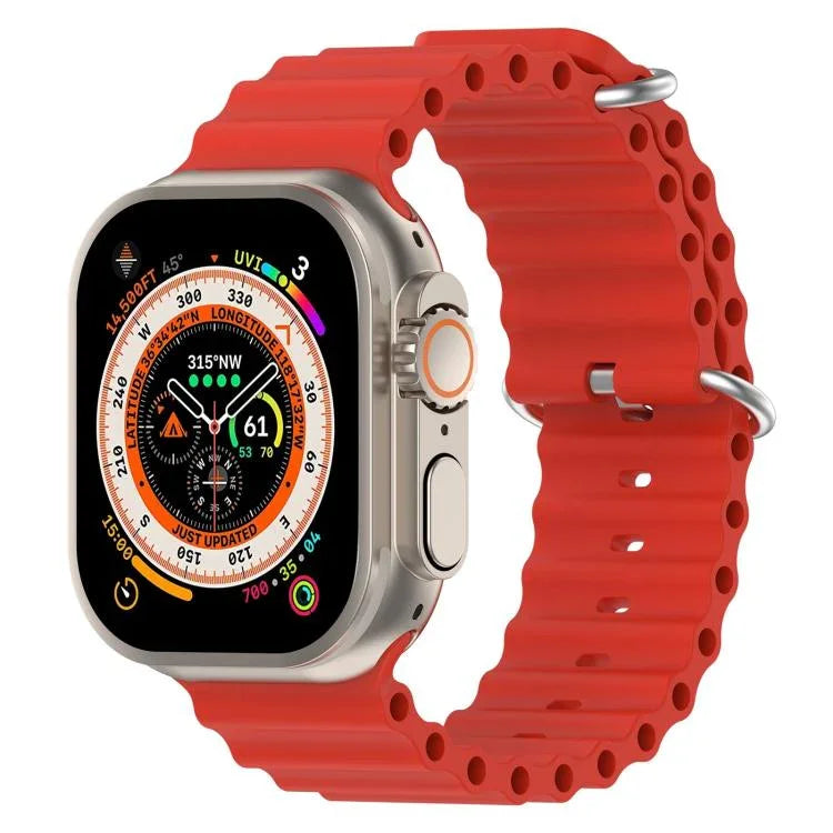 xDfind オーシャンシリコンウォッチバンド、Apple Watch 46mm / 49mm / 45mm / 44mm用、Apple Watch 42mm / 41mm / 40mm / 38mm用