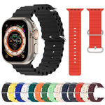 xDfind オーシャンシリコンウォッチバンド、Apple Watch 46mm / 49mm / 45mm / 44mm用、Apple Watch 42mm / 41mm / 40mm / 38mm用