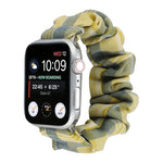 JK制服スタイル布＋ステンレススチールウォッチリストストラップ、Apple Watch Series 7 45mm / 6 & SE & 5 & 4 44mm / 3 & 2 & 1 42mm用、Apple Watch Series 7 41mm / 6 & SE & 5 & 4 40mm / 3 & 2 & 1 38mm用