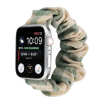 JK制服スタイル布＋ステンレススチールウォッチリストストラップ、Apple Watch Series 7 45mm / 6 & SE & 5 & 4 44mm / 3 & 2 & 1 42mm用、Apple Watch Series 7 41mm / 6 & SE & 5 & 4 40mm / 3 & 2 & 1 38mm用