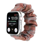 JK制服スタイル布＋ステンレススチールウォッチリストストラップ、Apple Watch Series 7 45mm / 6 & SE & 5 & 4 44mm / 3 & 2 & 1 42mm用、Apple Watch Series 7 41mm / 6 & SE & 5 & 4 40mm / 3 & 2 & 1 38mm用