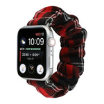 JK制服スタイル布＋ステンレススチールウォッチリストストラップ、Apple Watch Series 7 45mm / 6 & SE & 5 & 4 44mm / 3 & 2 & 1 42mm用、Apple Watch Series 7 41mm / 6 & SE & 5 & 4 40mm / 3 & 2 & 1 38mm用