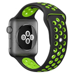 xDfind ツートーンシリコンスポーツウォッチバンド、Apple Watch 46mm / 49mm / 45mm / 44mm用、Apple Watch 42mm / 41mm / 40mm / 38mm用
