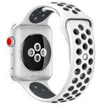 xDfind ツートーンシリコンスポーツウォッチバンド、Apple Watch 46mm / 49mm / 45mm / 44mm用、Apple Watch 42mm / 41mm / 40mm / 38mm用