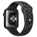xDfind ツートーンシリコンスポーツウォッチバンド、Apple Watch 46mm / 49mm / 45mm / 44mm用、Apple Watch 42mm / 41mm / 40mm / 38mm用