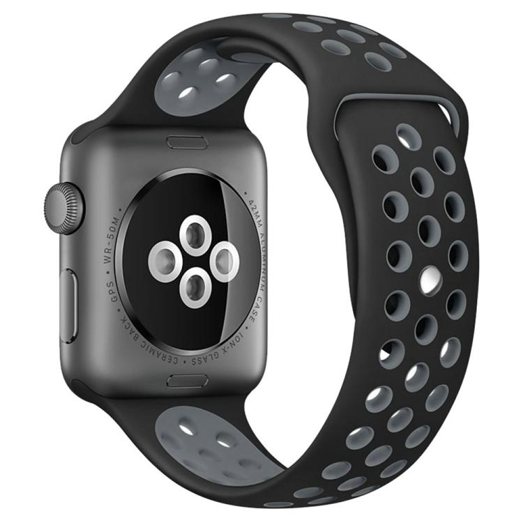 xDfind ツートーンシリコンスポーツウォッチバンド、Apple Watch 46mm / 49mm / 45mm / 44mm用、Apple Watch 42mm / 41mm / 40mm / 38mm用