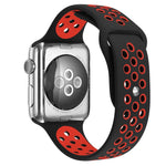 xDfind ツートーンシリコンスポーツウォッチバンド、Apple Watch 46mm / 49mm / 45mm / 44mm用、Apple Watch 42mm / 41mm / 40mm / 38mm用