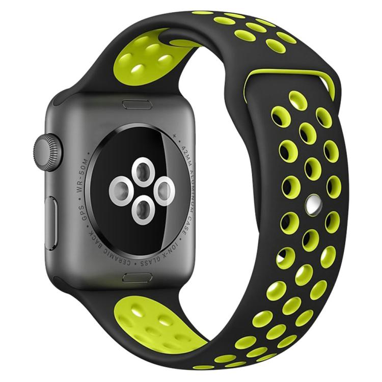 xDfind ツートーンシリコンスポーツウォッチバンド、Apple Watch 46mm / 49mm / 45mm / 44mm用、Apple Watch 42mm / 41mm / 40mm / 38mm用