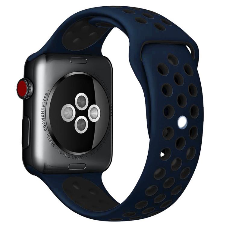 xDfind ツートーンシリコンスポーツウォッチバンド、Apple Watch 46mm / 49mm / 45mm / 44mm用、Apple Watch 42mm / 41mm / 40mm / 38mm用