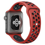 xDfind ツートーンシリコンスポーツウォッチバンド、Apple Watch 46mm / 49mm / 45mm / 44mm用、Apple Watch 42mm / 41mm / 40mm / 38mm用