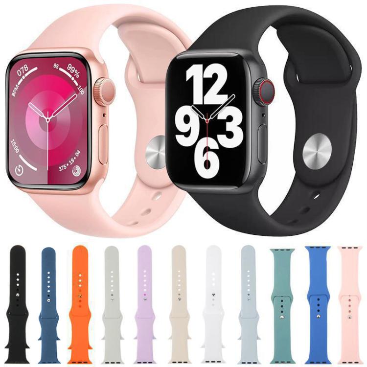 xDfind 無地シリコンスポーツウォッチバンド、Apple Watch 46mm / 49mm / 45mm / 44mm用、Apple Watch 42mm / 41mm / 40mm / 38mm用