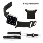 xDfind 無地シリコンスポーツウォッチバンド、Apple Watch 46mm / 49mm / 45mm / 44mm用、Apple Watch 42mm / 41mm / 40mm / 38mm用