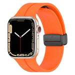 xDfind 無地マグネティックバックルシリコンウォッチバンド、Apple Watch 46mm / 49mm / 45mm / 44mm用、Apple Watch 42mm / 41mm / 40mm / 38mm用