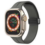 xDfind 無地マグネティックバックルシリコンウォッチバンド、Apple Watch 46mm / 49mm / 45mm / 44mm用、Apple Watch 42mm / 41mm / 40mm / 38mm用