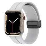xDfind 無地マグネティックバックルシリコンウォッチバンド、Apple Watch 46mm / 49mm / 45mm / 44mm用、Apple Watch 42mm / 41mm / 40mm / 38mm用