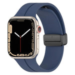 xDfind 無地マグネティックバックルシリコンウォッチバンド、Apple Watch 46mm / 49mm / 45mm / 44mm用、Apple Watch 42mm / 41mm / 40mm / 38mm用