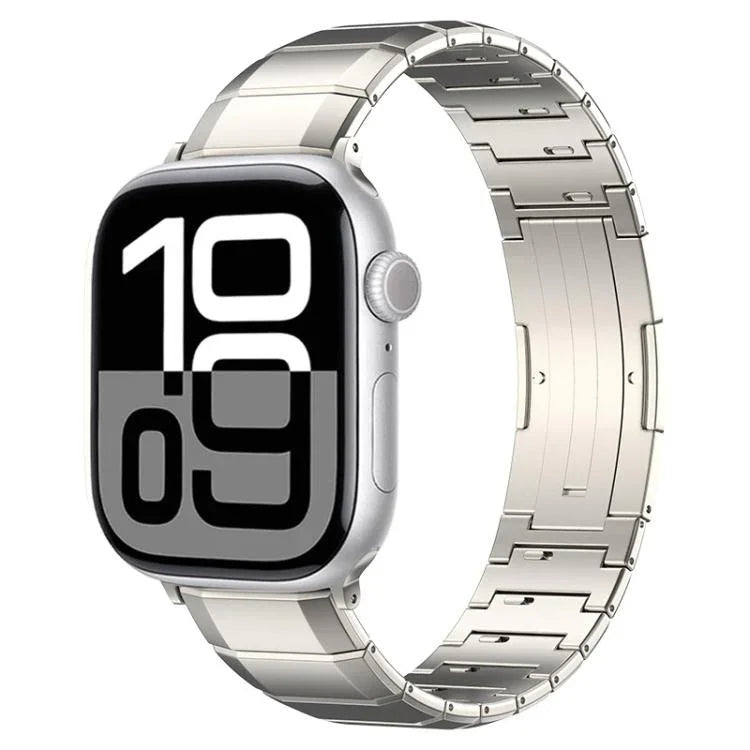 ワンビーズ純チタンバックルウォッチバンド、Apple Watch 46mm / 49mm / 45mm / 44mm用、Apple Watch 42mm / 41mm / 40mm / 38mm用