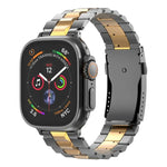 T字型タートルバックル 取り外し可能 チタンウォッチバンド、Apple Watch 46mm / 49mm / 45mm / 44mm用、Apple Watch 42mm / 41mm / 40mm / 38mm用