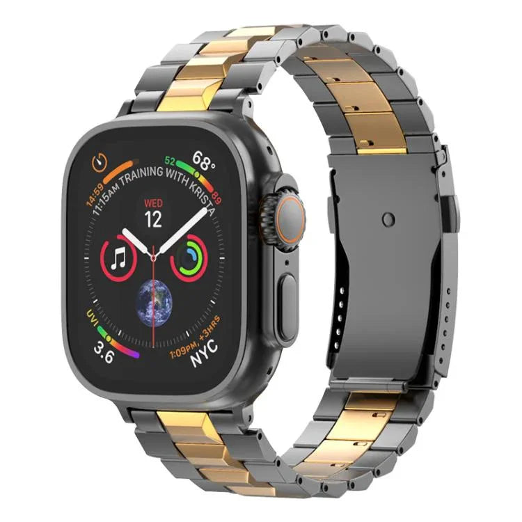 T字型タートルバックル 取り外し可能 チタンウォッチバンド、Apple Watch 46mm / 49mm / 45mm / 44mm用、Apple Watch 42mm / 41mm / 40mm / 38mm用