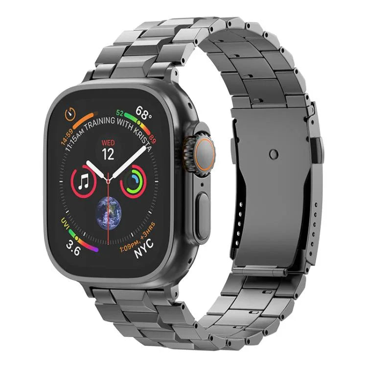 T字型タートルバックル 取り外し可能 チタンウォッチバンド、Apple Watch 46mm / 49mm / 45mm / 44mm用、Apple Watch 42mm / 41mm / 40mm / 38mm用