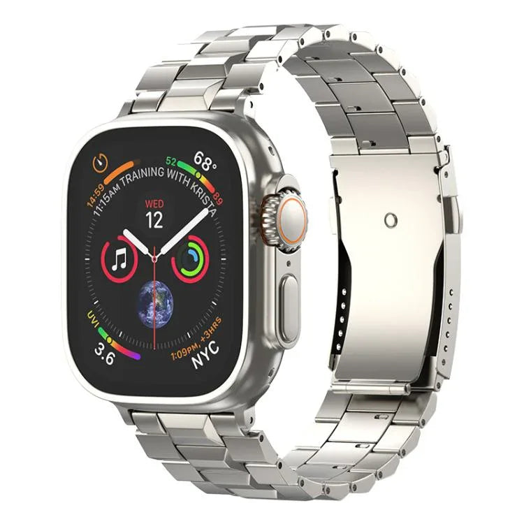 T字型タートルバックル 取り外し可能 チタンウォッチバンド、Apple Watch 46mm / 49mm / 45mm / 44mm用、Apple Watch 42mm / 41mm / 40mm / 38mm用