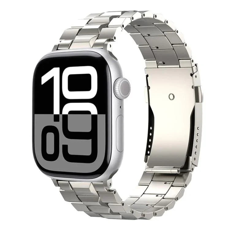 T字型タートルバックル 取り外し可能 チタンウォッチバンド、Apple Watch 46mm / 49mm / 45mm / 44mm用、Apple Watch 42mm / 41mm / 40mm / 38mm用