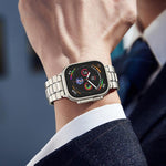 T字型タートルバックル 取り外し可能 チタンウォッチバンド、Apple Watch 46mm / 49mm / 45mm / 44mm用、Apple Watch 42mm / 41mm / 40mm / 38mm用